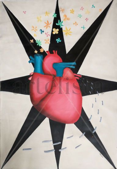 Love is a filter Oil Canvas Figure Painting