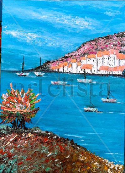 Costa 1 Oil Canvas Landscaping