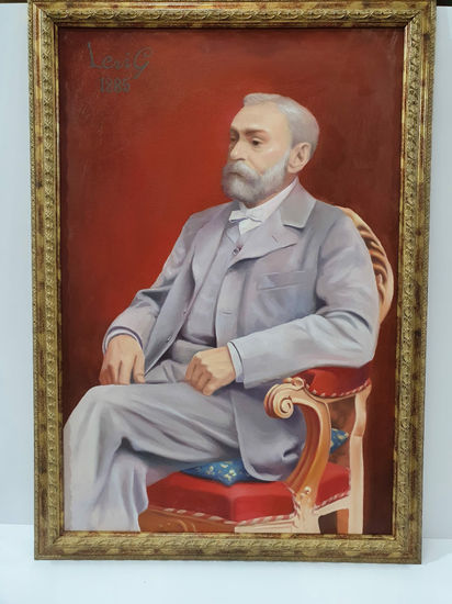 NOBEL Oil Canvas Portrait