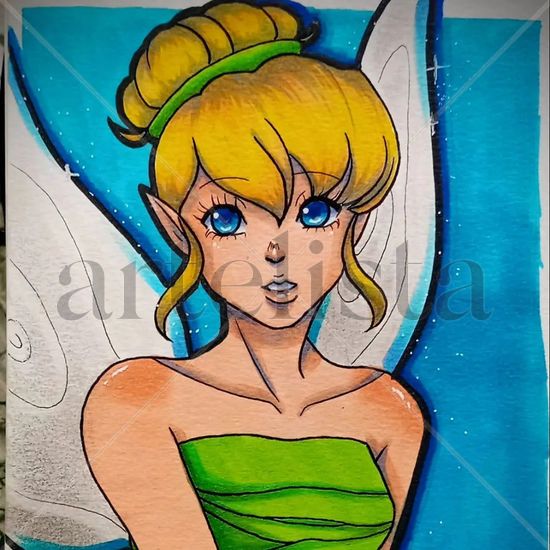 Tinker Bell Mixed Media