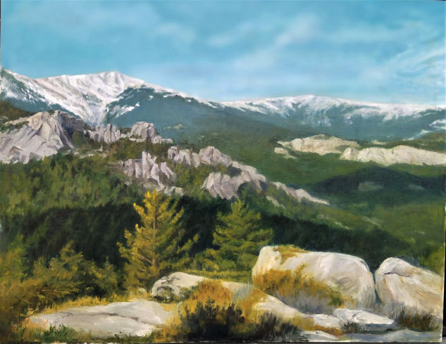 Sierra de Guadarrama Oil Canvas Landscaping