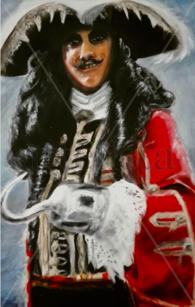 Retrato de Hook, El Capitán Garfio (Dustin Hoffman)