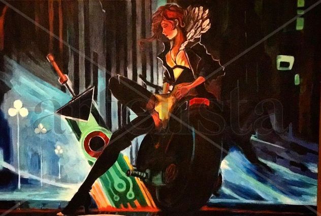 Transistor Red en moto