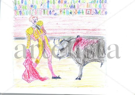 La plaza de toros...