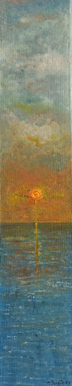 Susurro del ocaso Acrylic Panel Marine Painting