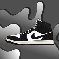 Jordan 1 Black and...