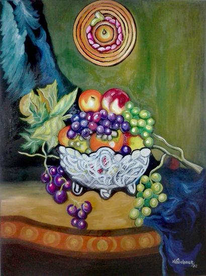 Paraíso frutal Oil Canvas Still Life Paintings