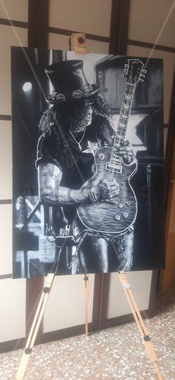 Slash 2 Acrylic Canvas Figure Painting