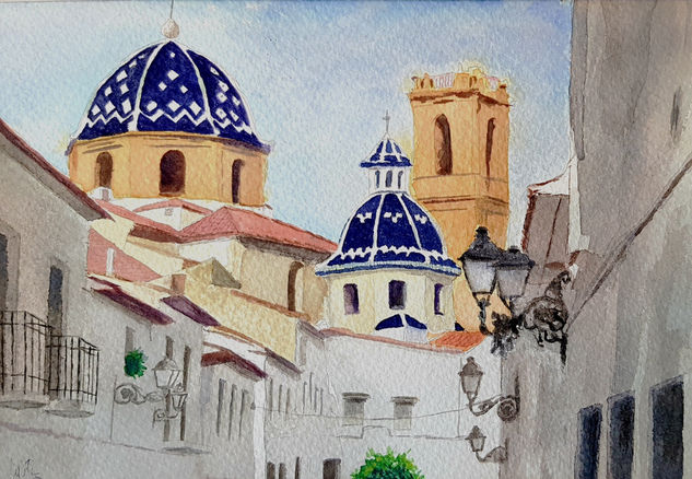 Altea Acuarela Papel Paisaje