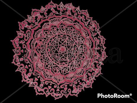Mandala rojo