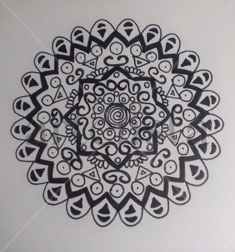 Mandala negro