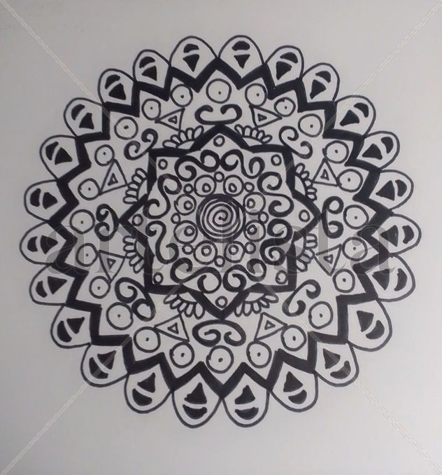 Mandala negro