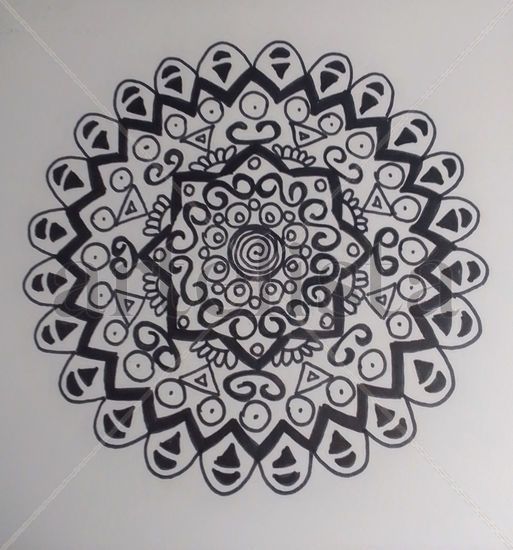 Mandala negro Making Pen