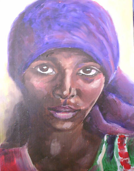 ANA Oil Canvas Portrait