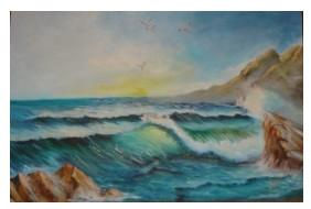 Añoranzas Oil Canvas Marine Painting