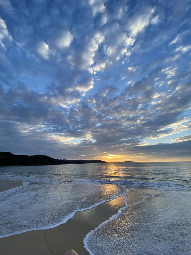 Atardecer en la playa