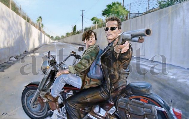 Terminator II Oil Canvas Others