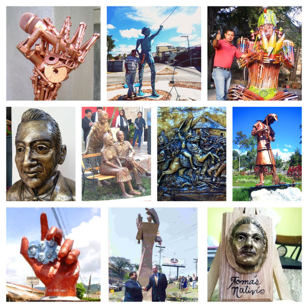 ARTE DE HONDURAS, ESCULTURAS DE JOHNNY MCDONALD