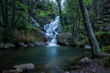 Cascada en invierno