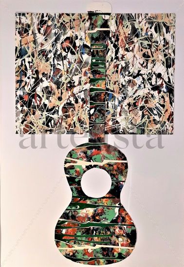 Guitarra abstracta Paper Others