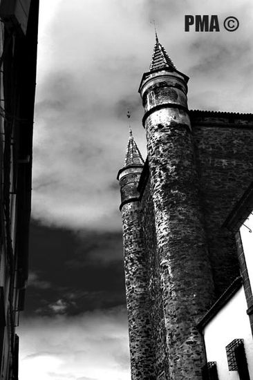 Dos Torres - Monasterio de Guadalupe, Extremadura Architecture and Interiorism Black and White (Digital)