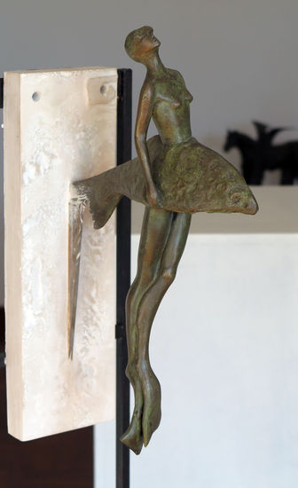 Bailarina con tutú Bronze Figurative