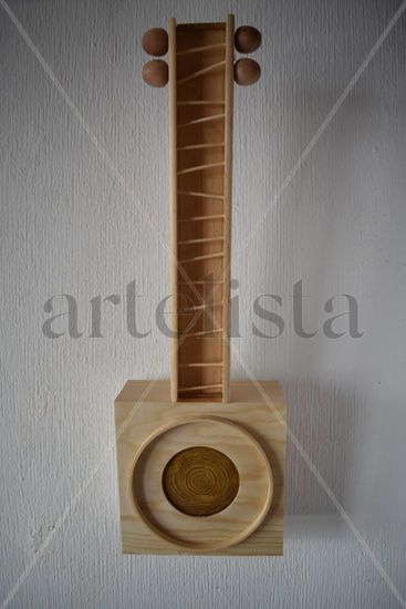 Guitarra abstracta Madera Abstracta