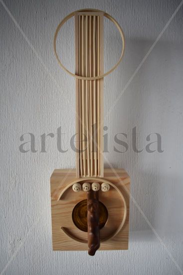 Guitarra abstracta Wood Abstract