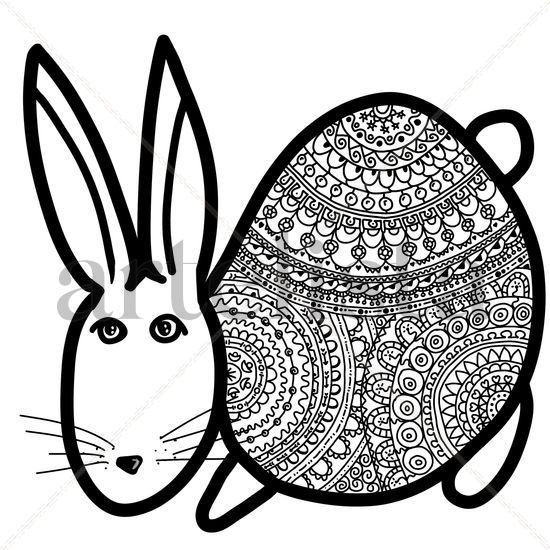 Mandala Rabbit 