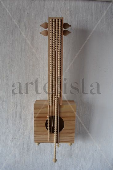 Guitarra abstracta Wood Abstract