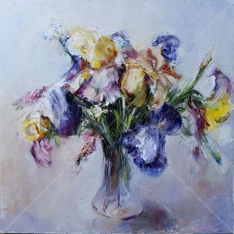 Irises in spring