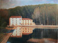 "El Paraje en otoño, presa de la Moretona"