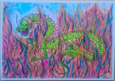 Dragón de fuego