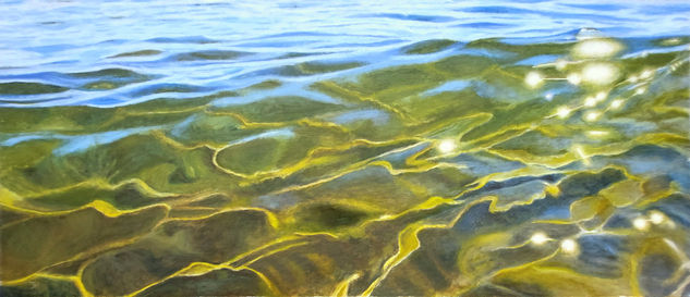 REFLEJOS MARINOS Óleo Tabla Marina