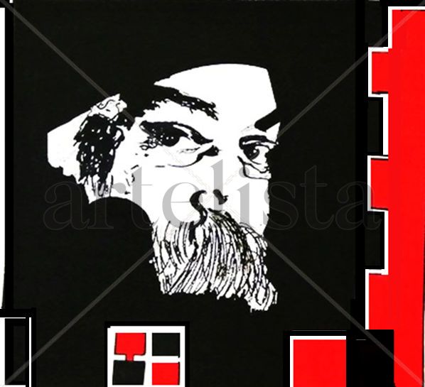 OSHO Acrylic Paper Portrait