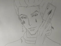 Dibujo Hisoka...