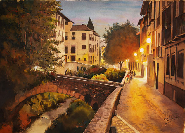 Paseo del Darro Watercolour Paper Landscaping