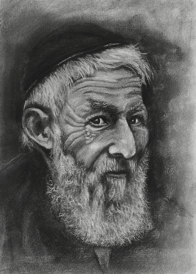 Retrato de un anciano (1) Charcoal