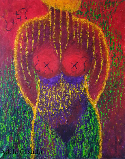 Cuestión de género III Acrylic Canvas Nude Paintings