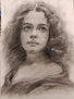 Retrato a carboncillo.