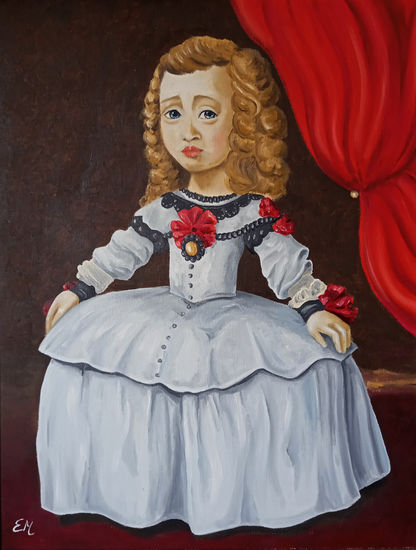 La Menina Oil Canvas Figure Painting