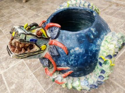 Quetzalcóatl jarrón