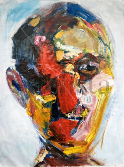 Face abstract 994 Acrylic Canvas Figure Painting