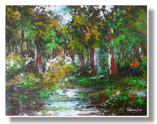 Bosque Acrylic Canvas Landscaping