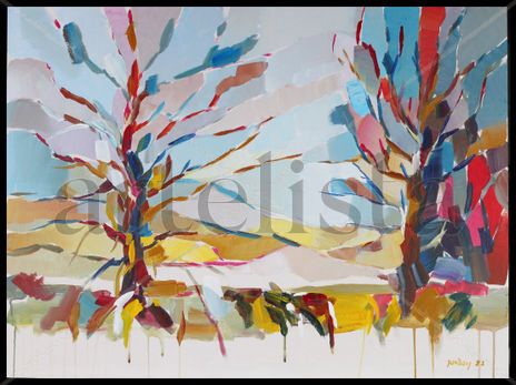 Paisaje con arboles