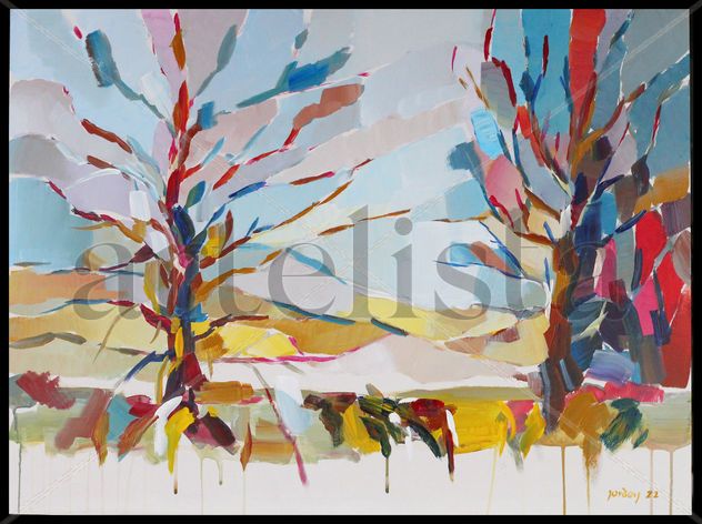 Paisaje con arboles