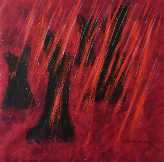 INCENDIO II Acrylic Canvas Landscaping