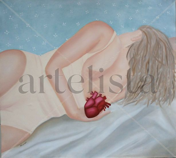 Hide & Seek Oil Canvas Figure Painting