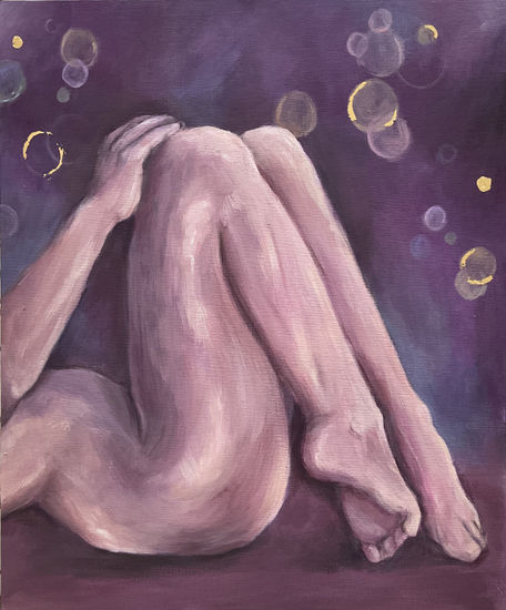 Euphoria II Acrylic Panel Nude Paintings