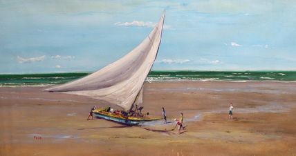 Velero, hacía el mar